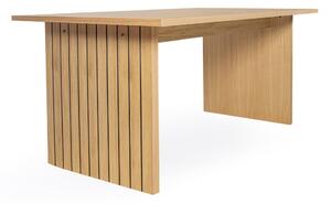 Stół z blatem w dekorze dębu 90x160 cm Stripe – Woodman