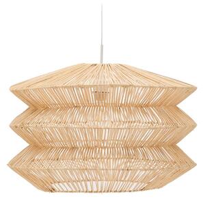 Lampa wisząca w naturalnym kolorze z rattanowym kloszem Dakit – Kave Home
