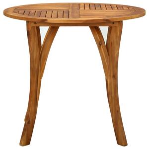 Stół ogrodowy, Ø 85 cm, lite drewno akacjowe