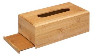 Pudełko na chusteczki, bambus, 25 x 13 x 8,5 cm