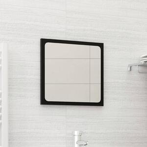 Lustro łazienkowe, czarne, 40x1,5x37 cm, płyta wiórowa