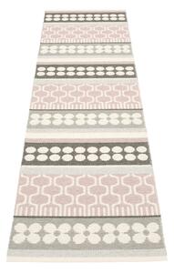 Jasnoróżowo-szary chodnik odpowiedni na zewnątrz 70x270 cm Asta Pale Rose – Pappelina