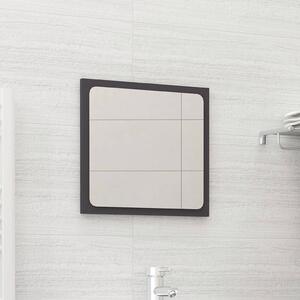 Lustro łazienkowe, szare, 40x1,5x37 cm, płyta wiórowa