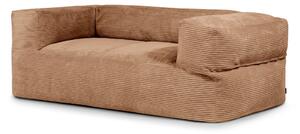 Brązowy sztruksowy worek do siedzenia Sofa MooG – SLOWDOWN