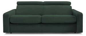 Ciemnozielona rozkładana sofa 195 cm Monaco – Bobochic Paris