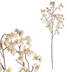 Sztuczna gałązka czereśni biały, 104 cm