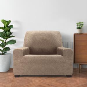 Pokrowiec elastyczny na fotel ESTIVELLA beżowy, 70-110 cm, 70 - 110 cm