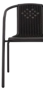 EMWOmeble Krzesło ogrodowe KJF3644 | Czarny