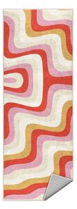 Żółto-różowy chodnik odpowiedni do prania 60x230 cm Creamy Raspberry Swirl – Mila Home