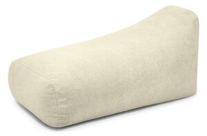 Kremowy worek do siedzenia z materiału bouclé Snug Long 140 – SLOWDOWN