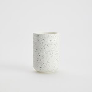 Reserved - Ceramiczny kubek na szczoteczki - Biały