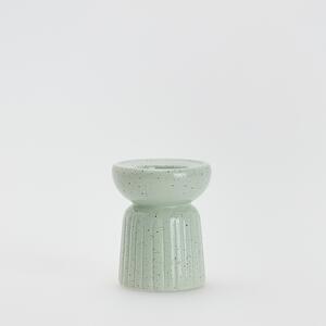 Reserved - Ceramiczny świecznik - Zielony