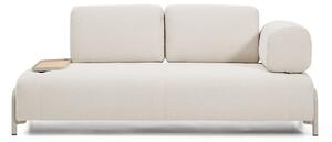 Beżowa sofa modułowa z tkaniny szenilowej 200 cm Compo – Kave Home