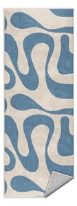 Niebieski chodnik odpowiedni do prania 80x200 cm Blue Latte – Mila Home