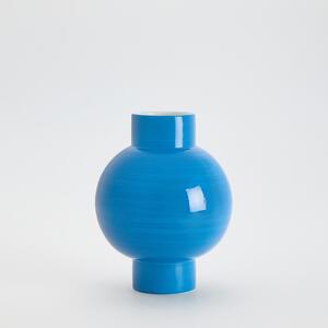 Reserved - Ceramiczny szkliwiony wazon - Niebieski