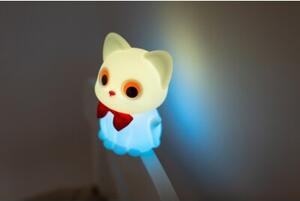 Lampka nocna dla dzieci bezprzewodowa RGBW biała uroczy kotek LED 2.5W Mary's