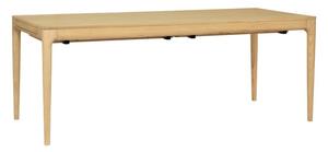 Rozkładany stół z litego drewna dębowego 90x200 cm Heart'n'Soul – UMAGE