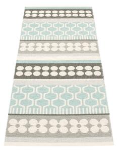 Szaro-turkusowy chodnik odpowiedni na zewnątrz 70x180 cm Asta Pale Turquoise – Pappelina