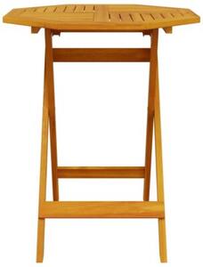 Zestaw Mebli Ogrodowych Bistro Składany 3-Częściowy Drewno Na Taras Balkon Ogród