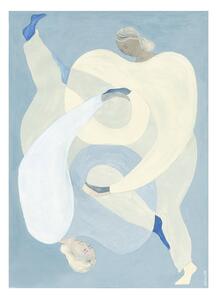 Plakat 50x70 cm Hold You - Blue – Sofia Lind – The Poster Club