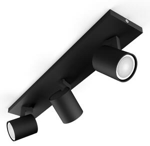 Lampa Sufitowa Philips Hue, Philips Hue Runner, ściemnialny, czarny, salon, aluminium, nowoczesny
