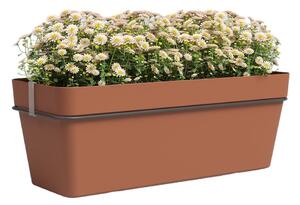 Wisząca/samonawadniająca doniczka z plastiku z recyklingu 50 cm Capri – Artevasi