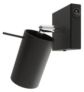 Czarna metalowa lampa punktowa ø 6 cm Etna – Sollux