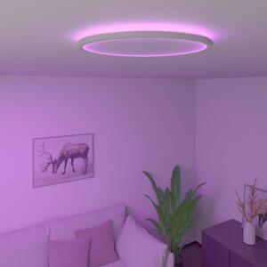 Calex Inteligentna lampa sufitowa Smart Halo, możliwość ściemniania, biały / opal, salon / jadalnia, tworzywo sztuczne, nowoczesny