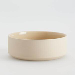 Reserved - Ceramiczna miska z kamionki - Beżowy