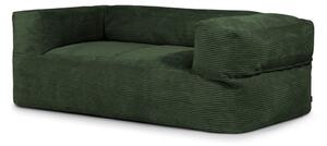 Zielony sztruksowy worek do siedzenia Sofa MooG – SLOWDOWN