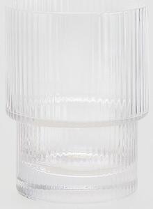 Reserved - Szklanka z ryflowanego szkła - Biały