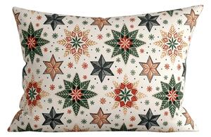 Poszewka na poduszkę z mikrofibry CHRISTMAS STAR 50x70 cm, kolorowy