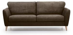 Brązowa sofa Scandic Paris, 206 cm