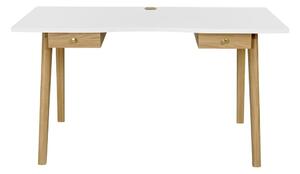 Biurko w dekorze dębu 70x140 cm Nice – Woodman
