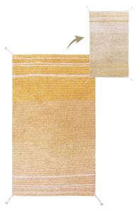 Bawełniany dywan w kolorze ochry 80x140 cm Twin Amber – Lorena Canals