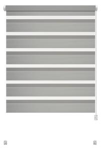 Szara roleta dzień i noc 42,5x150 cm Zebra – Gardinia