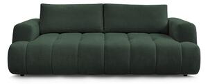 Zielona rozkładana/ze schowkiem sofa 251 cm Fuji – Bobochic Paris