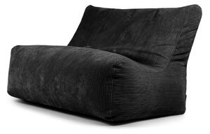 Czarny sztruksowy worek do siedzenia Sofa Seat Lounge – SLOWDOWN