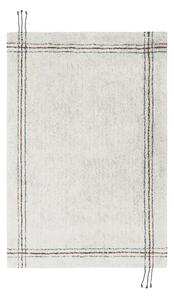 Kremowy bawełniany dywan tkany ręcznie odpowiedni do prania 90x130 cm Cuisine Natural – Lorena Canals