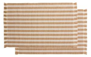 Tekstylne/z juty maty stołowe zestaw 2 szt. 35x50 cm Daltan – Kave Home