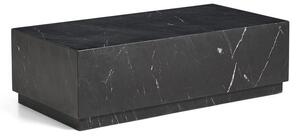Czarny marmurowy stolik 50x100 cm Sorein – Kave Home