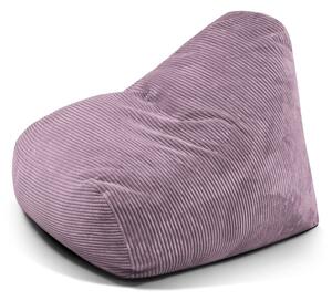 Fioletowy sztruksowy worek do siedzenia Snug 100 – SLOWDOWN