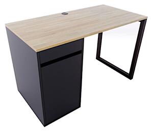 Dębowe biurko w stylu nowoczesnym - Alfea 4X