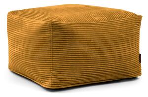 Musztardowy sztruksowy worek do siedzenia Softbox MooG – SLOWDOWN