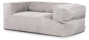 Jasnoszary sztruksowy worek do siedzenia Sofa MooG – SLOWDOWN