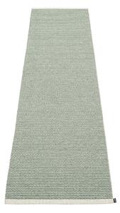 Jasnozielony chodnik odpowiedni na zewnątrz 70x300 cm Mono Sage Army – Pappelina