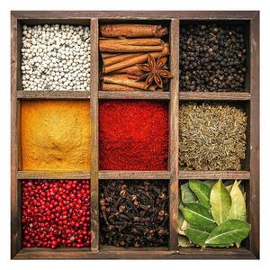 Szklany obraz 30x30 cm Spices Box – Styler