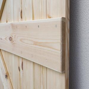 Drzwi przesuwne drewniane sosnowe FOREST - 2Z