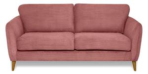 Różowa sztruksowa sofa 170 cm Paris – Scandic