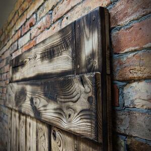 Drzwi przesuwne drewniane jesionowe OPALANE